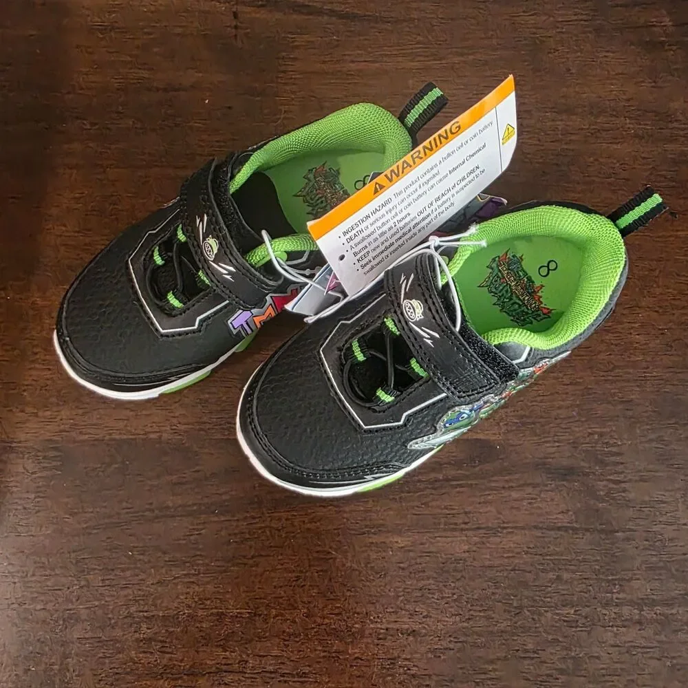 Light Up Teenage Mutant Ninja Turtles Size 8 Toddler’s NWT Shoes
